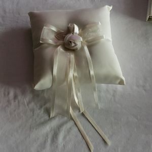 David's Bridal ring pillow
